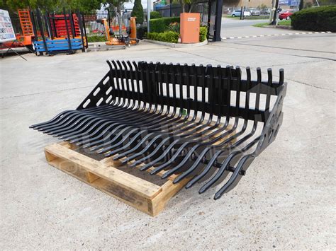 rock bucket turn skid steer|skid steer rock bucket attachment.